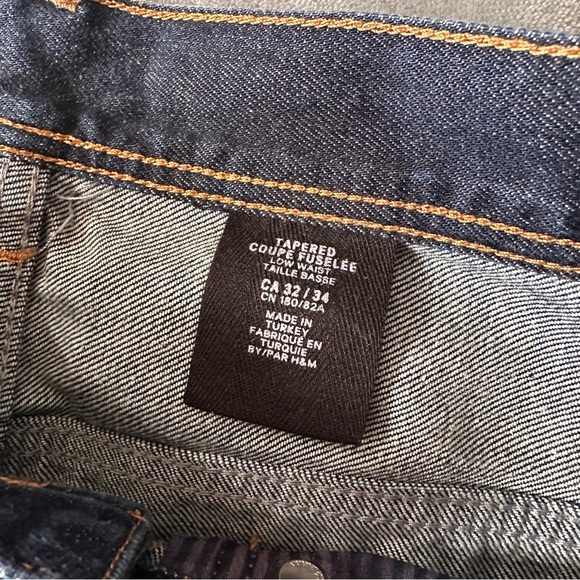 Men’s H&M Raw Denim size 32x34 Tapered - Picture 3 of 5